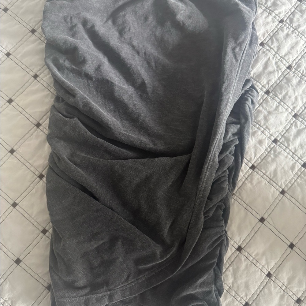 Sundry Gray Ruched Pencil Skirt for Cocktail size 0